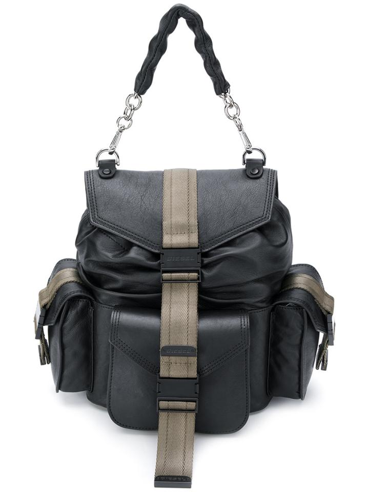 Diesel Miss-match Backpack - Black