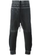 Lost & Found Ria Dunn Drawstring Track Pants, Men's, Size: Xs, Black, Cotton/linen/flax/spandex/elastane