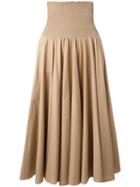 Twin-set Mid-length Skirt, Women's, Size: 40, Brown, Cotton/spandex/elastane