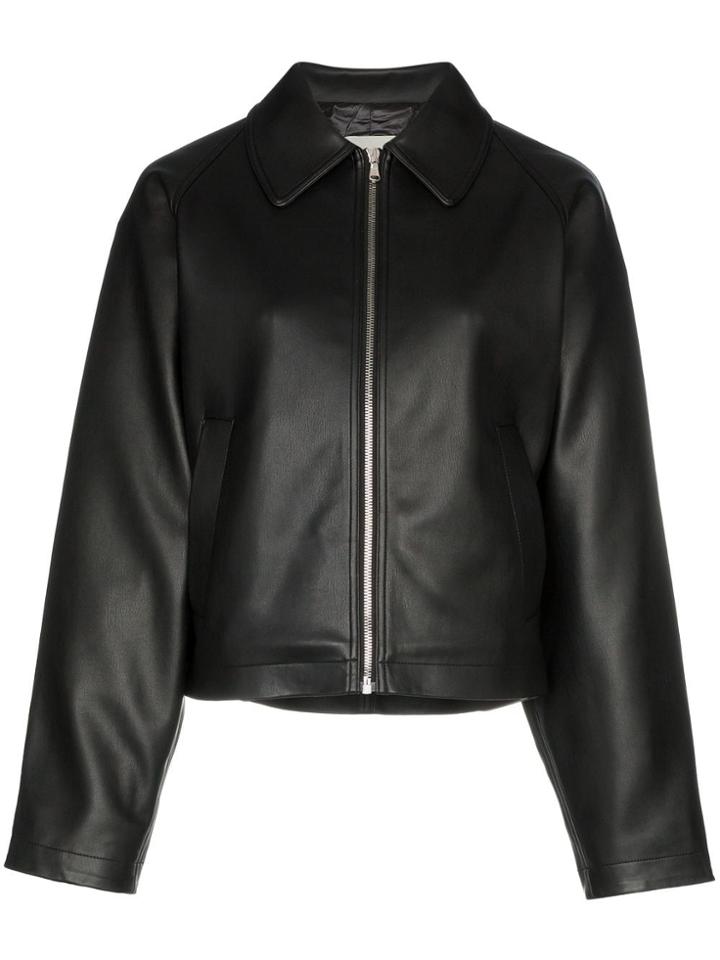 We11done Zip-front Long-sleeve Jacket - Black