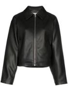 We11done Zip-front Long-sleeve Jacket - Black