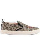 Gucci Gg Supreme Angry Cat Print Sneaker - Nude & Neutrals