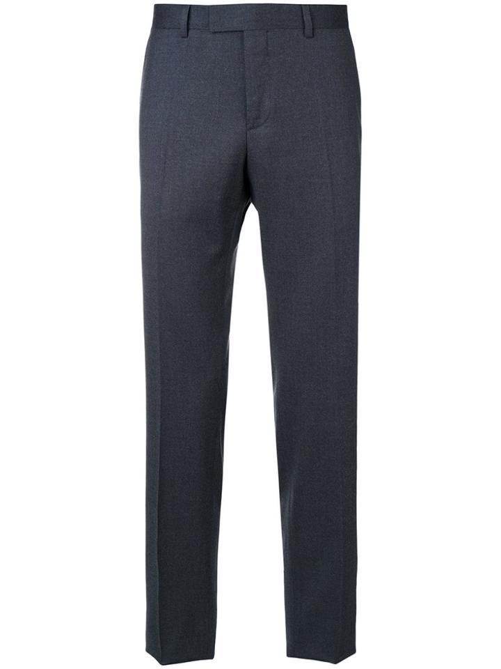 Z Zegna Slim Fit Tailored Trousers - Grey