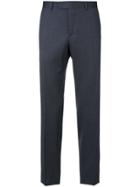 Z Zegna Slim Fit Tailored Trousers - Grey