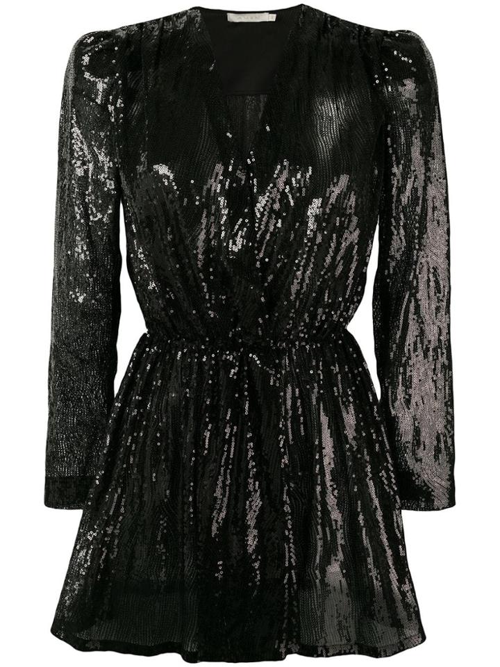 Amen Sequin Embellished Dress - Black