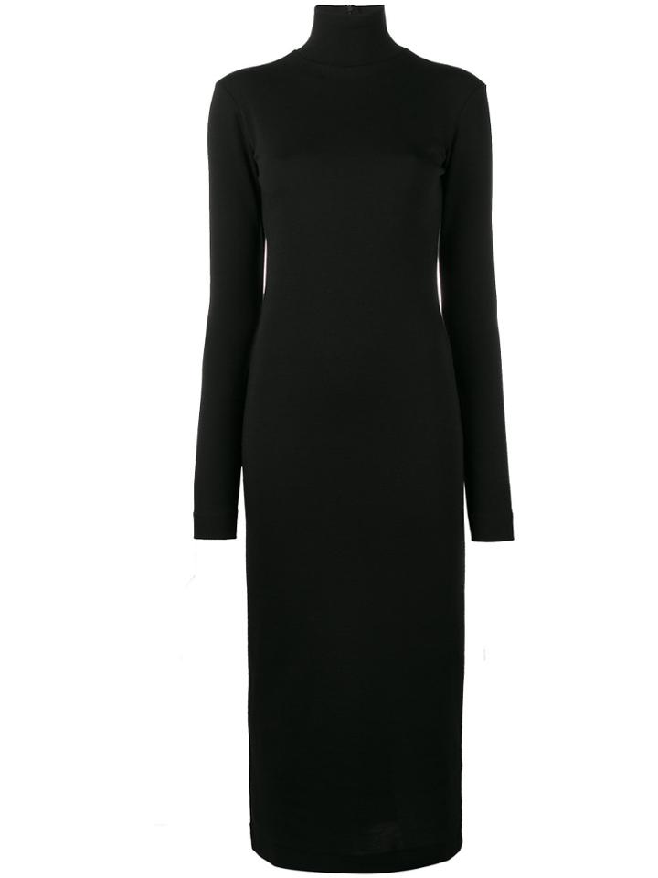 Haider Ackermann Turtleneck Midi Dress - Black