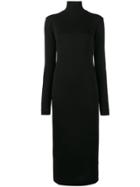 Haider Ackermann Turtleneck Midi Dress - Black