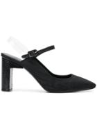 Alyx Square Toe Mules - Black