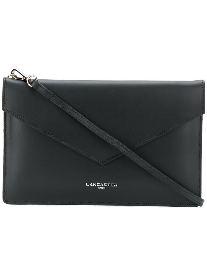 Lancaster Envelope Style Clutch - Black
