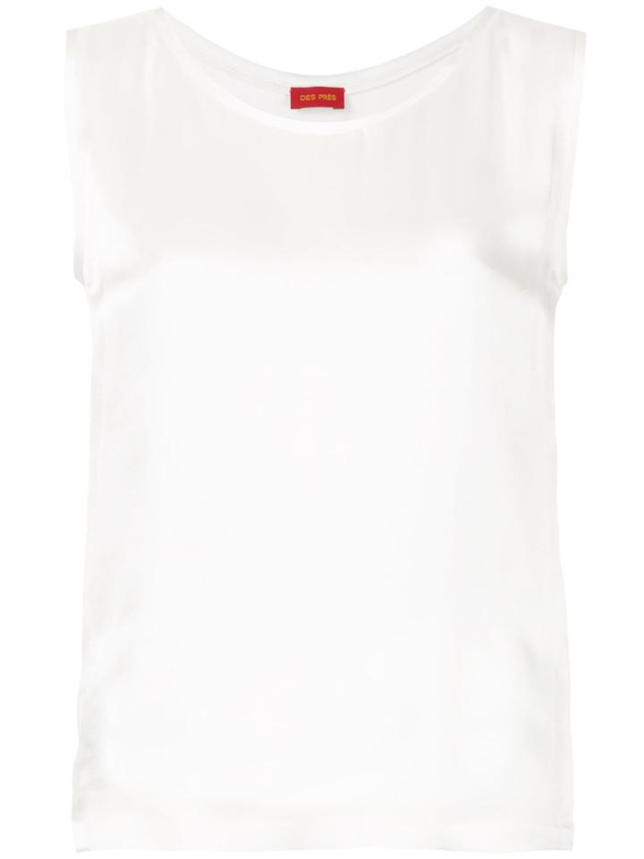 Des Prés Slim Fit Tank Top - White