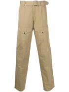 Givenchy Belted Cargo Trousers - Neutrals