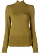 Jacquemus Keyhole Back Turtleneck Sweater - Green
