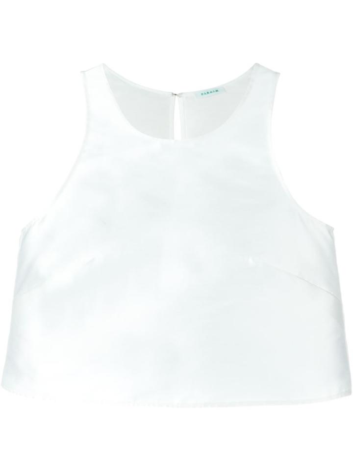 P.a.r.o.s.h. Cropped Sleeveless Top