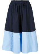 Marni Two-tone Midi Skirt - Blue