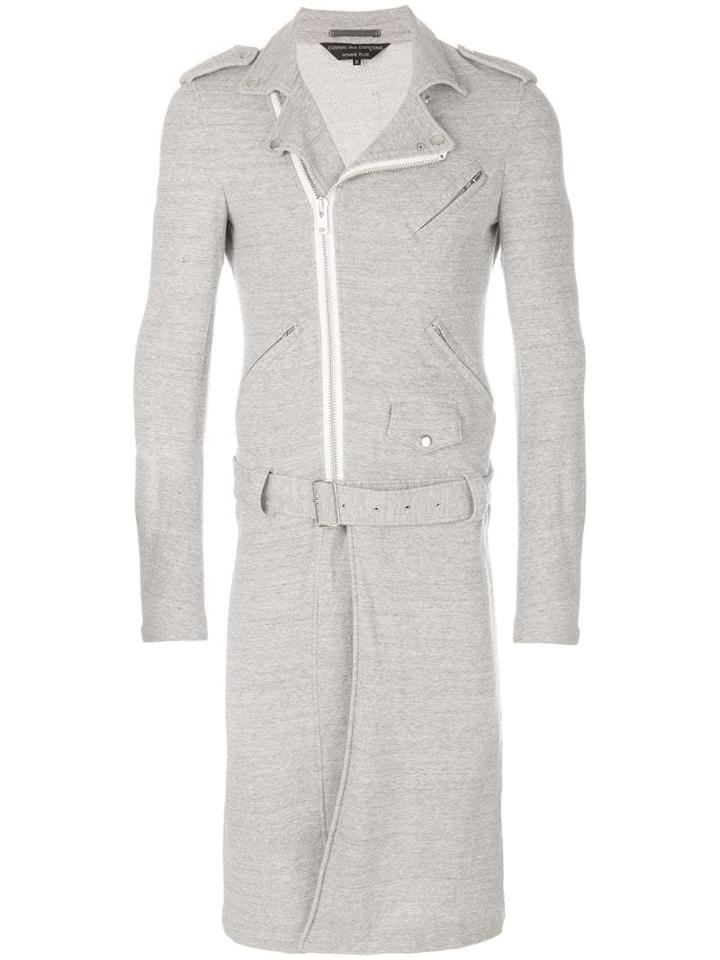 Comme Des Garçons Pre-owned Long Sweater Coat - Grey