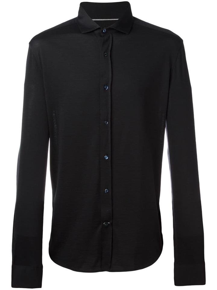 Brunello Cucinelli Plain Shirt - Blue