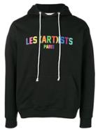 Les (art)ists Logo Print Hoodie - Black