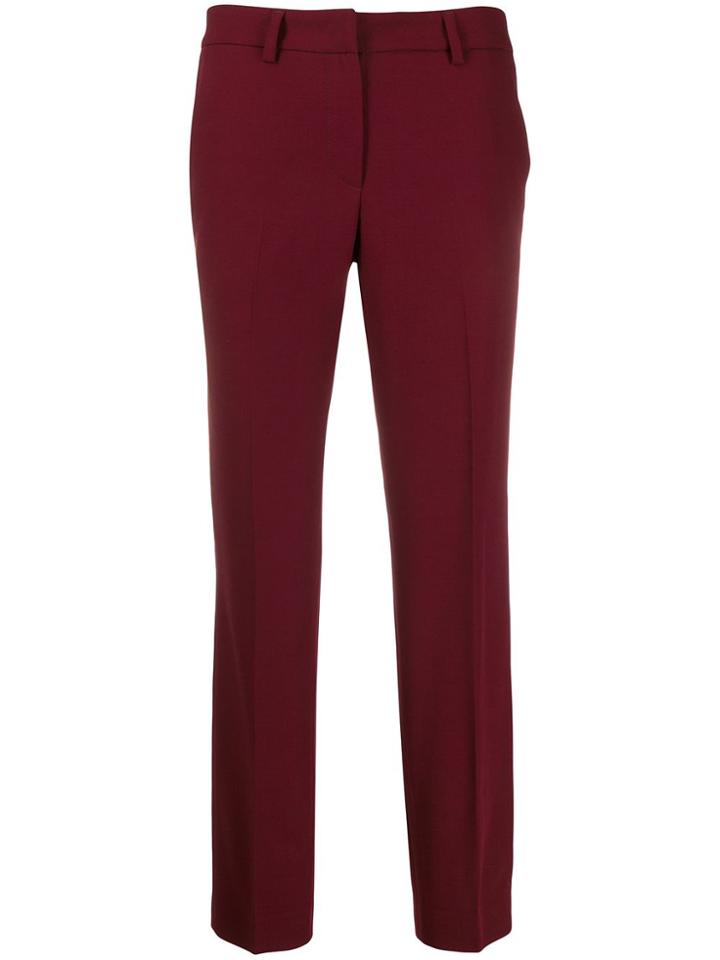 Fabiana Filippi Low-rise Slim-fit Trousers - Red
