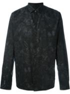 Valentino Camubutterfly Shirt, Men's, Size: 41, Black, Cotton