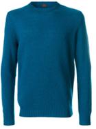 Mp Massimo Piombo Crew Neck Sweater - Blue