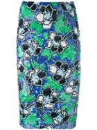 P.a.r.o.s.h. - Floral Skirt - Women - Polyamide/spandex/elastane/pvc - M, Polyamide/spandex/elastane/pvc