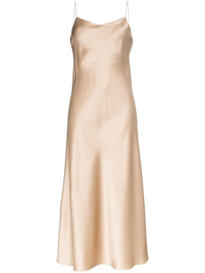 Joseph Silk Camisole Dress - Brown
