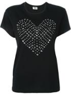 Sonia By Sonia Rykiel 'studded Heart' T-shirt