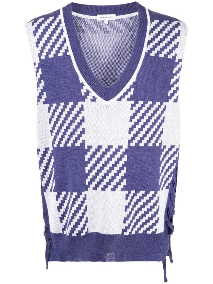 A(lefrude)e Sleeveless Sweater - Purple