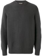 N.peal Waffle Knit Jumper, Men's, Size: Small, Grey, Cashmere