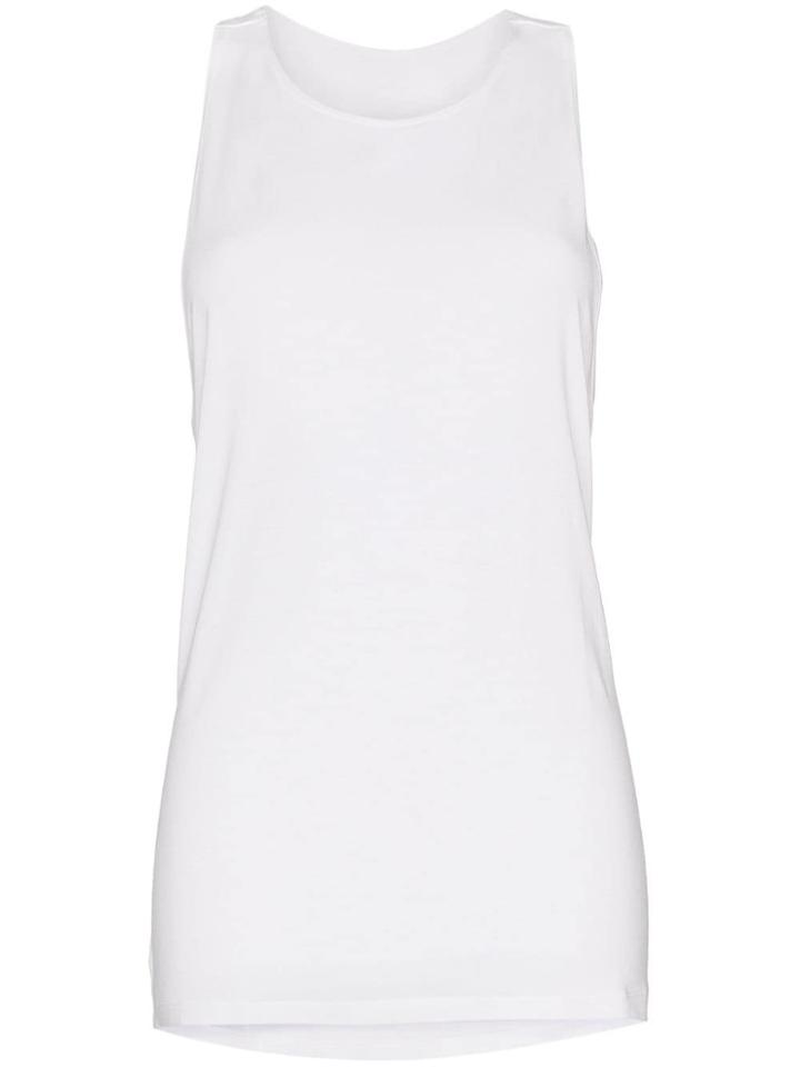 Nimble Activewear Twist-back Racer Tank Top - White