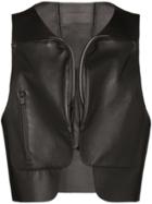 1017 Alyx 9sm Bonded Leather Vest - Black