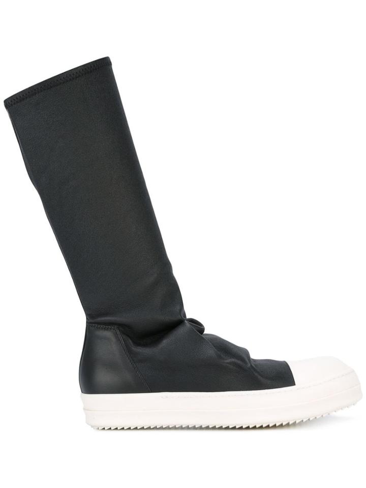 Rick Owens Sock Hi-top Boots - Black