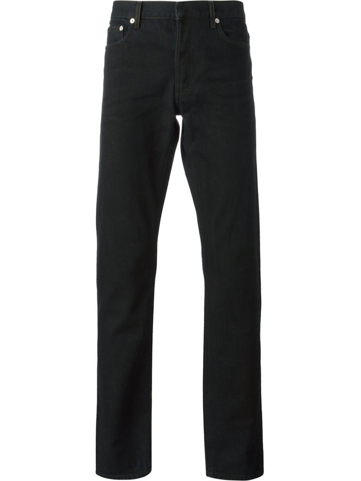 Dior Homme Straight Leg Jeans, Men's, Size: 31, Black, Cotton