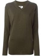 Mm6 Maison Margiela Cut-out Back Sweater