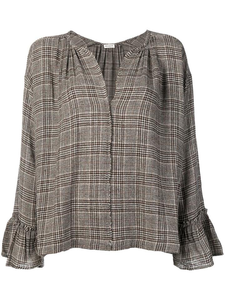 Masscob Vendome Checked Shirt - Brown