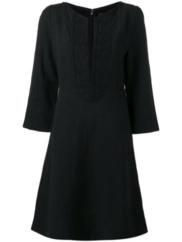 Isabel Marant - Palmi Dress - Women - Silk/cotton/linen/flax - 38, Black, Silk/cotton/linen/flax