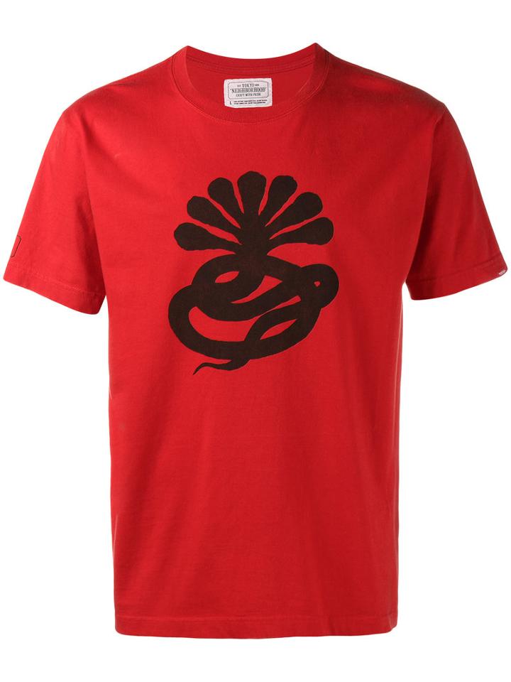 Neighborhood X Fuct Ssdd Short Sleeve T-shirt, Men's, Size: Small, Red, Cotton