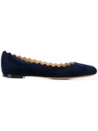 Chloé Chloé Chc16a16075 4a8 Bleu Furs & Skins->calf Leather - Blue