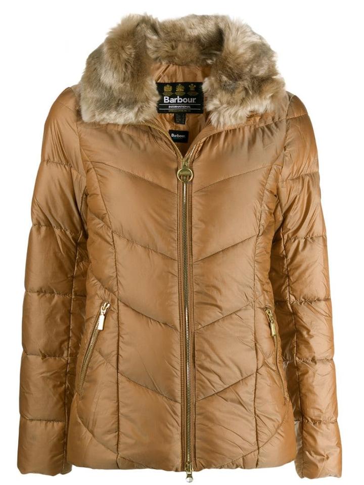 Barbour Fur Lined Jacket - Neutrals