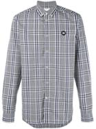 Wood Wood Button-down Plaid Shirt, Men's, Size: Large, Blue, Cotton
