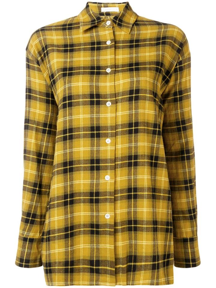 6397 Plaid Shirt - Yellow & Orange