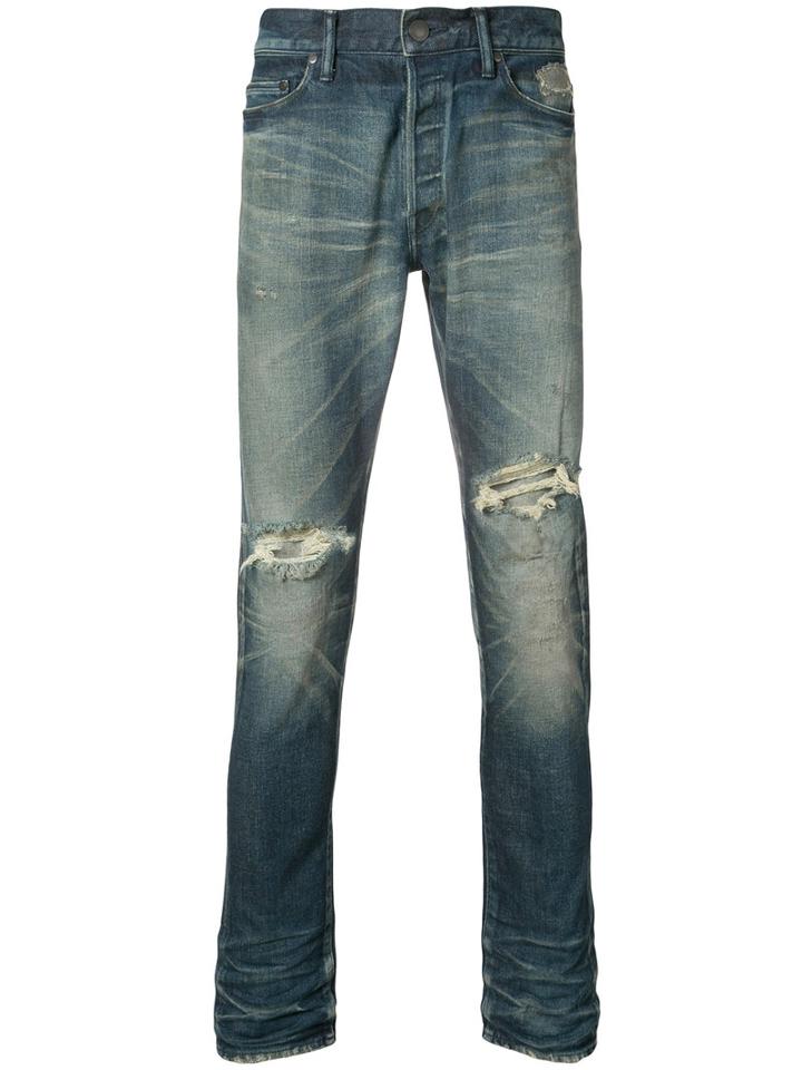 John Elliott - 'the Cast 2 2013 Vintage' Jeans - Men - Cotton/spandex/elastane - 30, Blue, Cotton/spandex/elastane