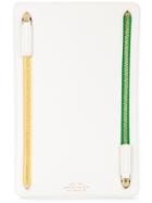 Smythson Double Zip Wallet - White