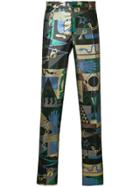 Walter Van Beirendonck Jacquard Straight-leg Trousers - Yellow &