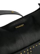Twin-set Studded Hobo Tote - Black