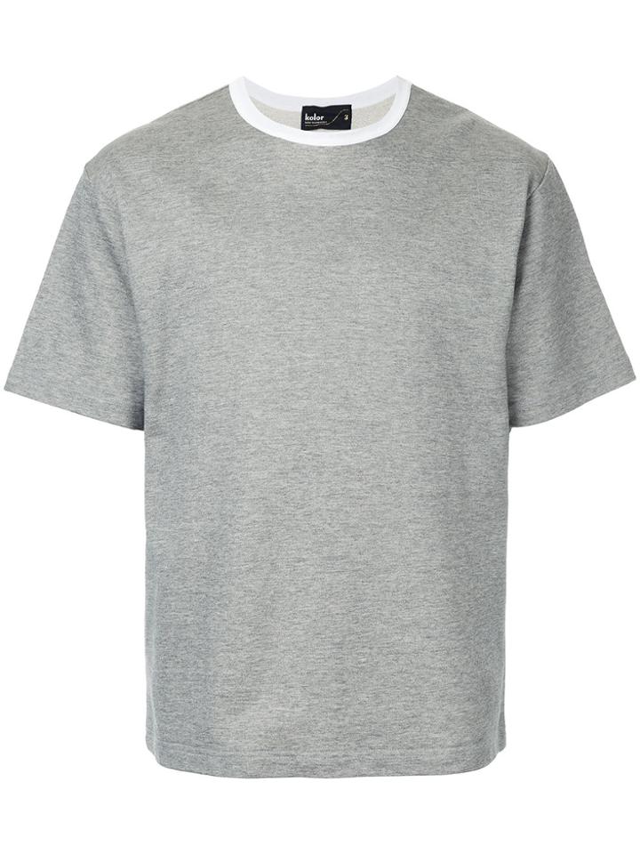 Kolor Classic Plain T-shirt - Grey