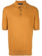 Dolce & Gabbana Fine Knit Polo Shirt - Brown