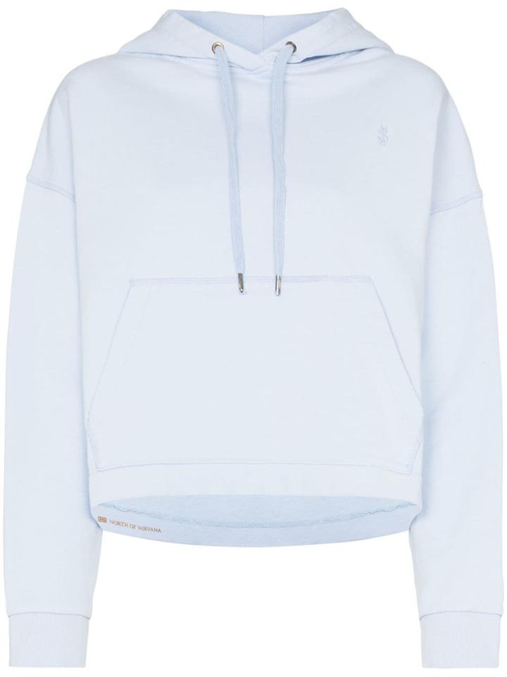 Ksubi Utopia Cropped Hoodie - Blue