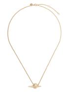 Shaun Leane Arc T-bar Necklace - Yellow Gold Vermeil
