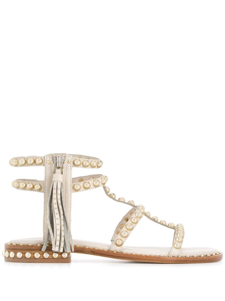 Ash Power Gladiator Sandals - White
